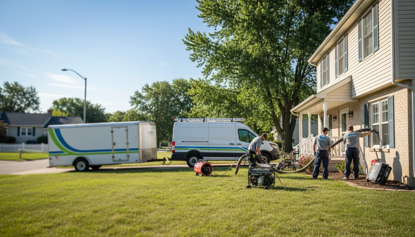 Flooded Basement Restoration And Cleanup With Repair in Platteville, WI near me